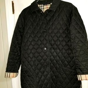 Burberry diamond quilted jacket L